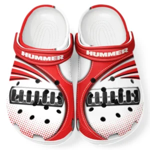 Hummer Crocs Sandalen für Herren Damen, Geschenk für Hummer Fan CAR181031525723 - Rot