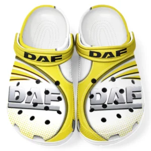 DAF Crocs Sandalen für Herren Damen, Geschenk für DAF Fan CAR181031525724 - Gelb