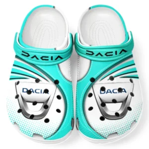 Dacia Crocs Sandalen für Herren Damen, Geschenk für Dacia Fan CAR181031525725 - Cyan