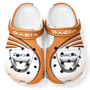 Dacia Crocs Sandalen für Herren Damen, Geschenk für Dacia Fan CAR181031525725 - Orange