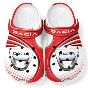 Dacia Crocs Sandalen für Herren Damen, Geschenk für Dacia Fan CAR181031525725 - Rot