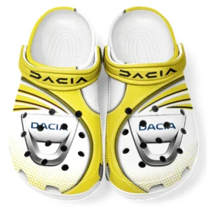 Dacia Crocs Sandalen für Herren Damen, Geschenk für Dacia Fan CAR181031525725 - Gelb