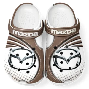Mazda Crocs Sandalen für Herren Damen, Geschenk für Mazda Fan CAR181031525726 - Braun