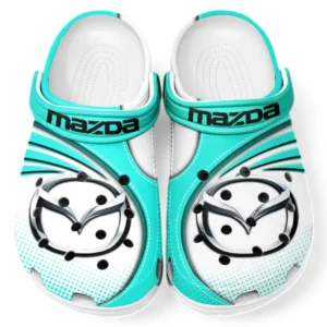 Mazda Crocs Sandalen für Herren Damen, Geschenk für Mazda Fan CAR181031525726 - Cyan