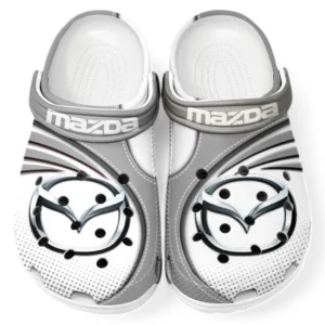 Mazda Crocs Sandalen für Herren Damen, Geschenk für Mazda Fan CAR181031525726 - Grau
