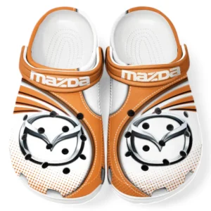 Mazda Crocs Sandalen für Herren Damen, Geschenk für Mazda Fan CAR181031525726 - Orange