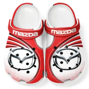 Mazda Crocs Sandalen für Herren Damen, Geschenk für Mazda Fan CAR181031525726 - Rot