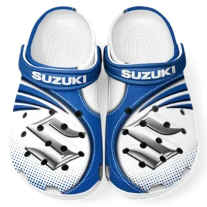 Suzuki Crocs Sandalen für Herren Damen, Geschenk für Suzuki Fan CAR181031525727 - Blau