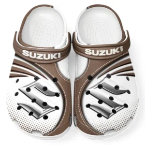 Suzuki Crocs Sandalen für Herren Damen, Geschenk für Suzuki Fan CAR181031525727 - Braun