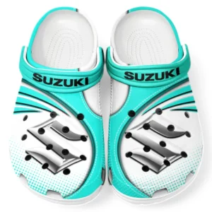 Suzuki Crocs Sandalen für Herren Damen, Geschenk für Suzuki Fan CAR181031525727 - Cyan