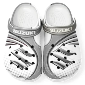 Suzuki Crocs Sandalen für Herren Damen, Geschenk für Suzuki Fan CAR181031525727 - Grau