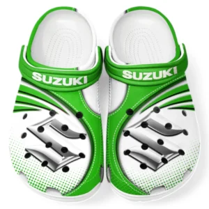 Suzuki Crocs Sandalen für Herren Damen, Geschenk für Suzuki Fan CAR181031525727 - Grün