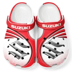 Suzuki Crocs Sandalen für Herren Damen, Geschenk für Suzuki Fan CAR181031525727 - Rot
