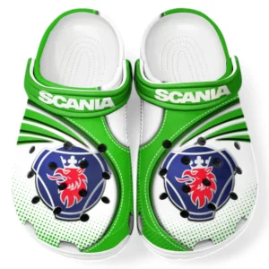 Scania Crocs Sandalen für Herren Damen, Geschenk für Scania Fan CAR181031525728 - Grün