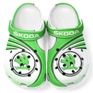 Skoda Crocs Sandalen für Herren Damen, Geschenk für Skoda Fan CAR181031525729 - Grün