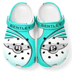 Bentley Crocs Sandalen für Herren Damen, Geschenk für Bentley Fan CAR181031525730 - Cyan
