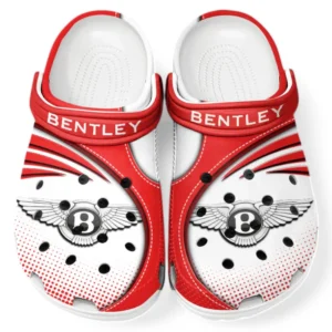 Bentley Crocs Sandalen für Herren Damen, Geschenk für Bentley Fan CAR181031525730 - Rot