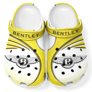 Bentley Crocs Sandalen für Herren Damen, Geschenk für Bentley Fan CAR181031525730 - Gelb