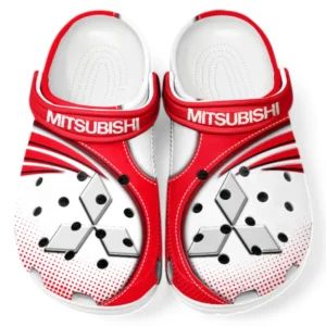 Mitsubishi Crocs Sandalen für Herren Damen, Geschenk für Mitsubishi Fan CAR181031525732 - Rot