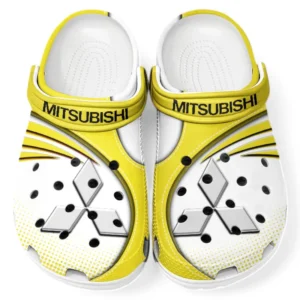 Mitsubishi Crocs Sandalen für Herren Damen, Geschenk für Mitsubishi Fan CAR181031525732 - Gelb