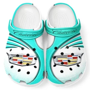 Cadillac Crocs Sandalen für Herren Damen, Geschenk für Cadillac Fan CAR181031525733 - Cyan