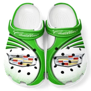 Cadillac Crocs Sandalen für Herren Damen, Geschenk für Cadillac Fan CAR181031525733 - Grün