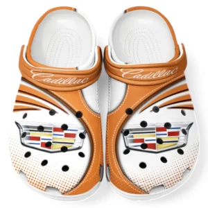 Cadillac Crocs Sandalen für Herren Damen, Geschenk für Cadillac Fan CAR181031525733 - Orange