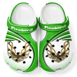 Firebird Pontiac Crocs Sandalen für Herren Damen, Geschenk für Firebird Pontiac Fan CAR181031525736 - Grün