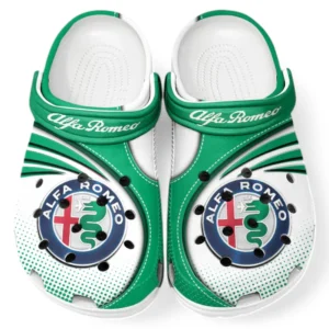 Alfa Romeo Crocs Sandalen für Herren Damen, Geschenk für Alfa Romeo Fan CAR181031525737 - Grün