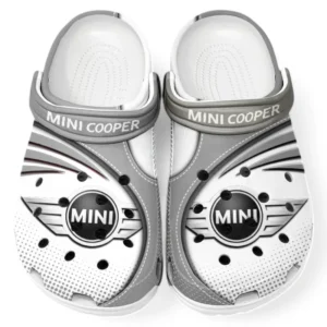 Mini cooper Crocs Sandalen für Herren Damen, Geschenk für Mini cooper Fan CAR181031525738 - Grau