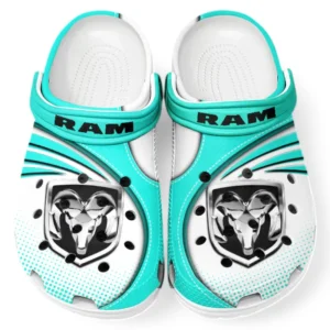 Ram truck Crocs Sandalen für Herren Damen, Geschenk für Ram truck Fan CAR181031525739 - Cyan
