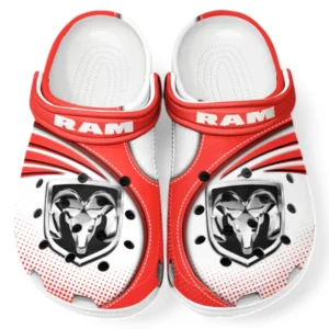 Ram truck Crocs Sandalen für Herren Damen, Geschenk für Ram truck Fan CAR181031525739 - Rot