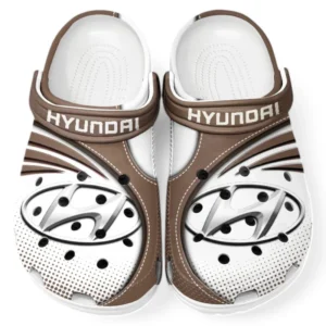 Hyundai Crocs Sandalen für Herren Damen, Geschenk für Hyundai Fan CAR181031525742 - Braun