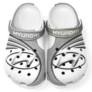 Hyundai Crocs Sandalen für Herren Damen, Geschenk für Hyundai Fan CAR181031525742 - Grau