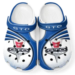 Pontiac GTO Crocs Sandalen für Herren Damen, Geschenk für Pontiac GTO Fan CAR181031525743 - Blau