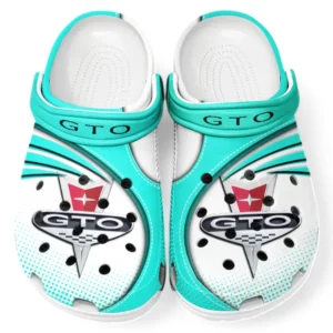 Pontiac GTO Crocs Sandalen für Herren Damen, Geschenk für Pontiac GTO Fan CAR181031525743 - Cyan