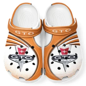 Pontiac GTO Crocs Sandalen für Herren Damen, Geschenk für Pontiac GTO Fan CAR181031525743 - Orange