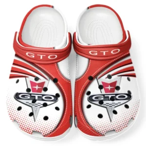 Pontiac GTO Crocs Sandalen für Herren Damen, Geschenk für Pontiac GTO Fan CAR181031525743 - Rot