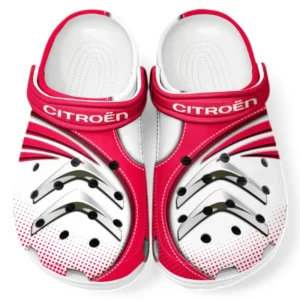Citroen Crocs Sandalen für Herren Damen, Geschenk für Citroen Fan CAR181031525744 - Rot