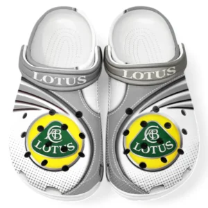 Lotus Car Crocs Sandalen für Herren Damen, Geschenk für Lotus Car Fan CAR181031525745 - Grau