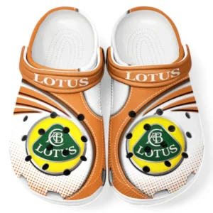 Lotus Car Crocs Sandalen für Herren Damen, Geschenk für Lotus Car Fan CAR181031525745 - Orange
