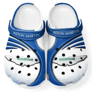 Aston Martin Crocs Sandalen für Herren Damen, Geschenk für Aston Martin Fan CAR181031525747 - Blau