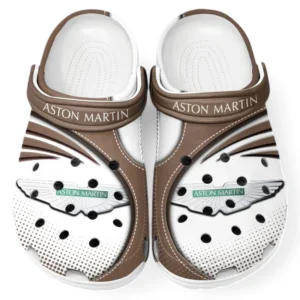 Aston Martin Crocs Sandalen für Herren Damen, Geschenk für Aston Martin Fan CAR181031525747 - Braun