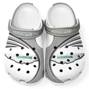 Aston Martin Crocs Sandalen für Herren Damen, Geschenk für Aston Martin Fan CAR181031525747 - Grau