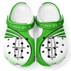 Lincoln Crocs Sandalen für Herren Damen, Geschenk für Lincoln Fan CAR181031525749 - Grün