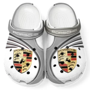Porsche Crocs Sandalen für Herren Damen, Geschenk für Porsche Fan CAR181031525750 - Grau