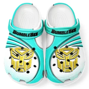 Bumblebee Crocs Sandalen für Herren Damen, Geschenk für Bumblebee Fan CAR181031525751 - Cyan