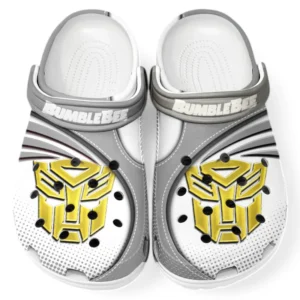 Bumblebee Crocs Sandalen für Herren Damen, Geschenk für Bumblebee Fan CAR181031525751 - Grau