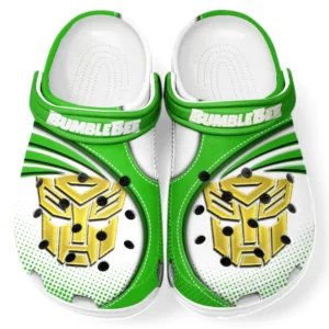 Bumblebee Crocs Sandalen für Herren Damen, Geschenk für Bumblebee Fan CAR181031525751 - Grün
