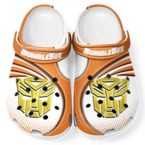 Bumblebee Crocs Sandalen für Herren Damen, Geschenk für Bumblebee Fan CAR181031525751 - Orange